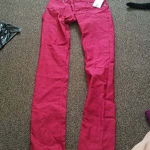 red pants